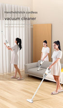 Green Cordless Handheld Vacuum Cleaner - 8500Pa Powerful Suction, 700mL Dust Cup, USB Rechargeable with 2000mAh Battery, 3 Brush Heads, 2 Extension Rods, Lightweight Stick Vacuum for Home, Car, Pet Hair, Carpet and Hardwood Floor Cleaning