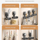 1 pack Milky white Suction Cup Mop and Broom Holder Wall Mount - No Drill Adhesive Hook for Bathroom, Kitchen and Laundry, Strong Hold Reusable Storage Organiser for Cleaning Tools