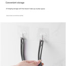 8-Piece   Cleaning Brush Set（Includes 8 transparent hooks） - Stainless Steel Scraper, Brass, Carbon Steel and Nylon Bristles - Multi-Purpose Scrubber for Kitchen Stove, Bathroom Tiles and Grout - Space Saving Design