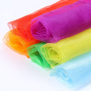 6-piece 60*60 cm(White and Pink and Green and Champagne and Light purple and Light blue) Kids Magic Scarf Set -  Colourful Chiffon Dance Scarves for Performance Play, Lightweight Rainbow Juggling Scarves, Creative Movement and Party Game Props