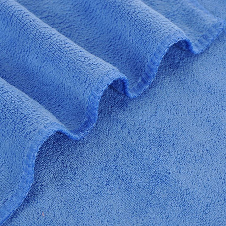 Blue 70*140cm Pet Drying absorbent Towel for Dogs and Cats - Quick Dry Super Absorbent Microfiber Bath Towel with Paw Print Design - Large Size Grooming Towel for Pets