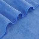 Blue 40*80cm Pet Drying absorbent Towel for Dogs and Cats - Quick Dry Super Absorbent Microfiber Bath Towel with Paw Print Design - Large Size Grooming Towel for Pets