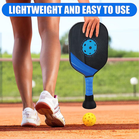 Rose red Silicone Pickleball Ball Retriever Attachment for Paddle Handle Easy Ball Pickup Training Accessory  No Bend Training Aid for Players