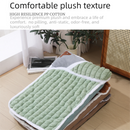2-piece M size Green Pet Winter Comfort Bundle – 55*45cm Plush Pet Blanket and 50*35cm Thickened Pet Sleeping Bed Set for Dogs and Cats, Double-Sided Warm Blanket with Soft Plush Bed Cushion