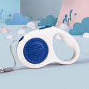 Blue 3M Automatic Retractable Dog Leash –Extendable Pet Lead with One-Button Brake Lock, Tangle-Free 360° Nylon Strap, Durable ABS Housing for Dogs and Puppies