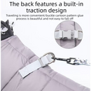 Grey S size Winter Dog Jumpsuit Coat – Waterproof Four-Leg Pet Jacket with Reflective Harness Clip, Windproof Warm Padded Puppy Snowsuit, Adjustable Polyester Dog Clothing for Small to Medium Dogs