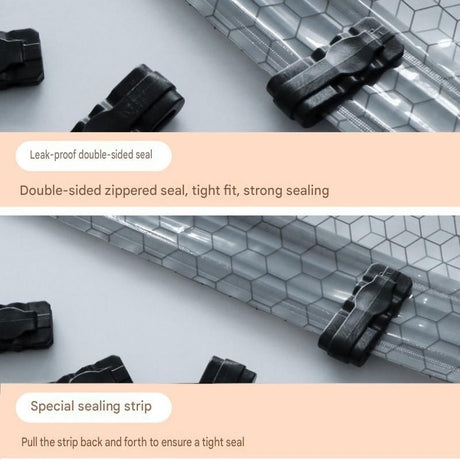 18-piece Travel Vacuum Storage Bags Set for Clothes and Bedding, Space Saving Compression Bags for Suitcases, Wardrobes and Seasonal Storage, Reusable PA+PE Vacuum Seal Bags