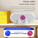 2 pack Mini Rechargeable Dehumidifier for Wardrobes, Closets and Shoe Cabinets, Reusable Moisture Absorber with Colour Indicator, Compact Anti-Mould Humidity Control Device