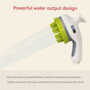 White Pet Bathing Shower Sprayer Brush with Water  Control Switch Control Dog Grooming Massage Shampoo Rinse Tool