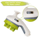 Blue Pet Bathing Shower Sprayer Brush with Water  Control Switch Control Dog Grooming Massage Shampoo Rinse Tool