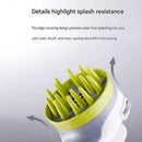 Blue Pet Bathing Shower Sprayer Brush with Water  Control Switch Control Dog Grooming Massage Shampoo Rinse Tool
