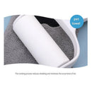 2-piece Pink Quick-drying pet grooming glove towel; made of soft, highly absorbent coral fleece; suitable for drying dogs and cats after bathing.