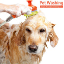 3-piece Pet Grooming Bathing Kit with 2 pack Blue Pet Drying Glove Towel and White Pet Shower Sprayer Brush Set - Coral Fleece Quick Dry Absorbent Cleaning Towel, Water Control Bath Tool for Dogs and Cats