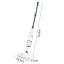 White Cordless Handheld Vacuum Cleaner with Extension Wand -  Wireless Home, Car and Pet Hair Vacuum, USB Rechargeable Lightweight Dust Mite Cleaner