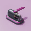 2-piece Home Cleaning  Bundle - Purple UV Mattress Mite Vacuum Cleaner & White Cordless Handheld Stick Vacuum Set, Wireless Rechargeable Home Car Pet Hair Cleaning Kit