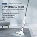 2-piece Home Cleaning  Bundle - Purple UV Mattress Mite Vacuum Cleaner & White Cordless Handheld Stick Vacuum Set, Wireless Rechargeable Home Car Pet Hair Cleaning Kit
