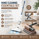 2-piece Home Cleaning  Bundle - Golden UV Mattress Mite Vacuum Cleaner & White Cordless Handheld Stick Vacuum Set, Wireless Rechargeable Home Car Pet Hair Cleaning Kit