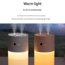 Creative Romantic Home Gift Set - White Dual Spray USB Humidifier with  Warm LED Night Light and White Acrylic Decorative Ambient Lamp, Portable Lamp and Car Humidifier Bundle for Bedroom Office Living Room