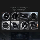 Golden Car Vent Air Freshener Diffuser (Includes a 10ml empty essential oil bottle) 3-Speed Adjustable Aroma Atomiser – Compact Aluminum Alloy USB Essential Oil Car Fragrance Clip