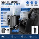 2 pcs Car interior essentials set-Grey Car Air Vent Aroma Diffuser &Black  Hanging Storage Bin- hanging storage container that is convenient to use and Compact