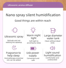 White Bud-shaped aroma diffuser 150ml Ultrasonic Aroma Diffuser Humidifier with Night Light – Essential Oil Fragrance Diffuser for Bedroom, Living Room, Office & Bathroom