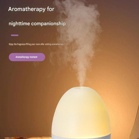 White Bud-shaped aroma diffuser 150ml Ultrasonic Aroma Diffuser Humidifier with Night Light – Essential Oil Fragrance Diffuser for Bedroom, Living Room, Office & Bathroom