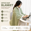 Green 90×140cm Textured bar knit pattern Sherpa Fleece and Taffeta Throw Blanket – Soft Loungewear Shawl, Warm Office & Sofa Wrap for Winter Comfort