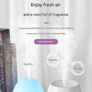 3-piece Office Comfort Gift Bundle Set – White Aromatherapy Diffuser, White Self-Stirring Cup & Khaki Sherpa Throw Blanket for Work, Home & Travel Relaxation（Please provide your own gift box）