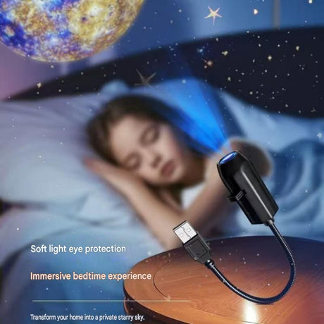 2-piece Bedroom Atmosphere Bundle – Black Ultrasonic Aroma diffuser Humidifier & Starry Sky Series Projector Night Light for Relaxing Home Decor, Perfect Gift for Her