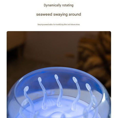 White Jellyfish Aroma Diffuser Humidifier LED Night Light 280ml USB Essential Oil Diffuser with 3 Timing Modes Color Changing Ambient Mist Lamp for Bedroom Office Relaxation