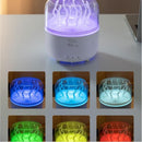 White Jellyfish Aroma Diffuser Humidifier LED Night Light 280ml USB Essential Oil Diffuser with 3 Timing Modes Color Changing Ambient Mist Lamp for Bedroom Office Relaxation