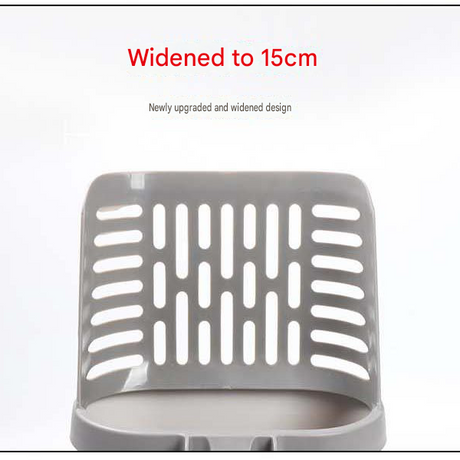 All-in-one Cat Litter Scoop Includes 2 rolls of trash bags- Detachable High-Capacity Waste Storage Bin with Garbage Bags, PP Material Cat Cleaning Tool for Efficient Litter Box Maintenance