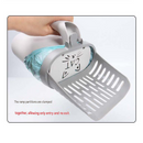 All-in-one Cat Litter Scoop Includes 4 rolls of trash bags - Detachable High-Capacity Waste Storage Bin with Garbage Bags, PP Material Cat Cleaning Tool for Efficient Litter Box Maintenance