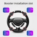 Car Steering Wheel Spinner Ball — Crafted from silicone, nylon, and metal, it features 360-degree rotation and a non-slip grip. Easy to install, it helps you steer effortlessly and navigate turns smoothly