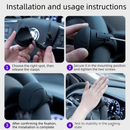 Car Steering Wheel Spinner Ball — Crafted from silicone, nylon, and metal, it features 360-degree rotation and a non-slip grip. Easy to install, it helps you steer effortlessly and navigate turns smoothly