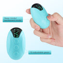 White Portable EMS Pulse Sleep Aid Device - 15 Adjustable Levels, Dual Mode Handheld Relaxation Tool for Stress Relief and Better Sleep Quality
