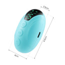 Green Portable EMS Pulse Sleep Aid Device - 15 Adjustable Levels, Dual Mode Handheld Relaxation Tool for Stress Relief and Better Sleep Quality