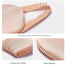 Green Imitation Silk Sleep Eye Mask - Soft Breathable Light Blocking Design with Elastic Strap for Travel, Nap, and Night Sleep Comfort