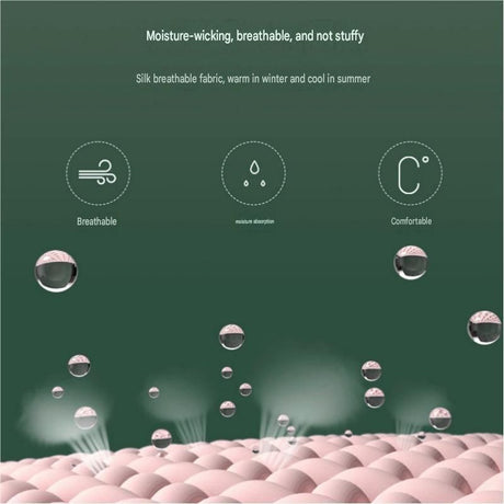 Green Imitation Silk Sleep Eye Mask - Soft Breathable Light Blocking Design with Elastic Strap for Travel, Nap, and Night Sleep Comfort