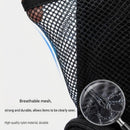 Black Universal Car Seat Side Storage Organizer - Oxford Cloth Mesh Hanging Bag with Zipper Pocket for Phone and Essentials, Slim Fit Auto Interior Tidy