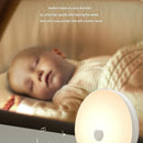 White Rechargeable White Noise Sleep Aid Night Light - 10 Soothing Nature Sounds, Dimmable RGB Mood Lighting, Timer Function for Baby Nursing and Adult Relaxation