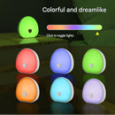 White Rechargeable White Noise Sleep Aid Night Light - 10 Soothing Nature Sounds, Dimmable RGB Mood Lighting, Timer Function for Baby Nursing and Adult Relaxation