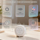 White Noise Sleep Aid Night Light - 7 Colour RGB Mood Lamp with Timer, Portable Bedside Table Lamp for Bedroom and Relaxation