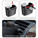 Black Car Air Vent French Fries Holder - Plastic Multi-Function Cup Organizer with Sauce Tray for Fast Food, Phones and Small Items, Universal Fit for Horizontal and Round Vents