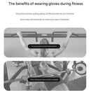 Pink S size Women's Half-Finger Fitness Gloves - Liquid Silicone Shock Absorption, Ice Silk Breathable Fabric, Non-Slip Grip for Gym Yoga Cycling Weight Training