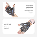 Pink S size Women's Half-Finger Fitness Gloves - Liquid Silicone Shock Absorption, Ice Silk Breathable Fabric, Non-Slip Grip for Gym Yoga Cycling Weight Training