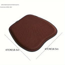 Blue Universal Honeycomb Gel Seat Cushion - Breathable Cooling Pad for Car & Office - Ergonomic Pressure Relief & Non-Slip Design for Long Sitting