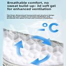 Pink Universal Cooling Gel Seat Cushion - TPR Breathable Honeycomb Pad for Car & Office Chair