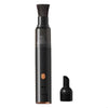 Black Cordless Dust Buster Vacuum Cleaner- Cordless Mini Dust Cleaner with Soft Brush Attachment, USB Rechargeable Desktop and Keyboard Cleaning Tool