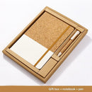 White Eco-Friendly Cork A5 Notebook Gift Set with Matching Pen Business Journal Office Meeting Writing Gift